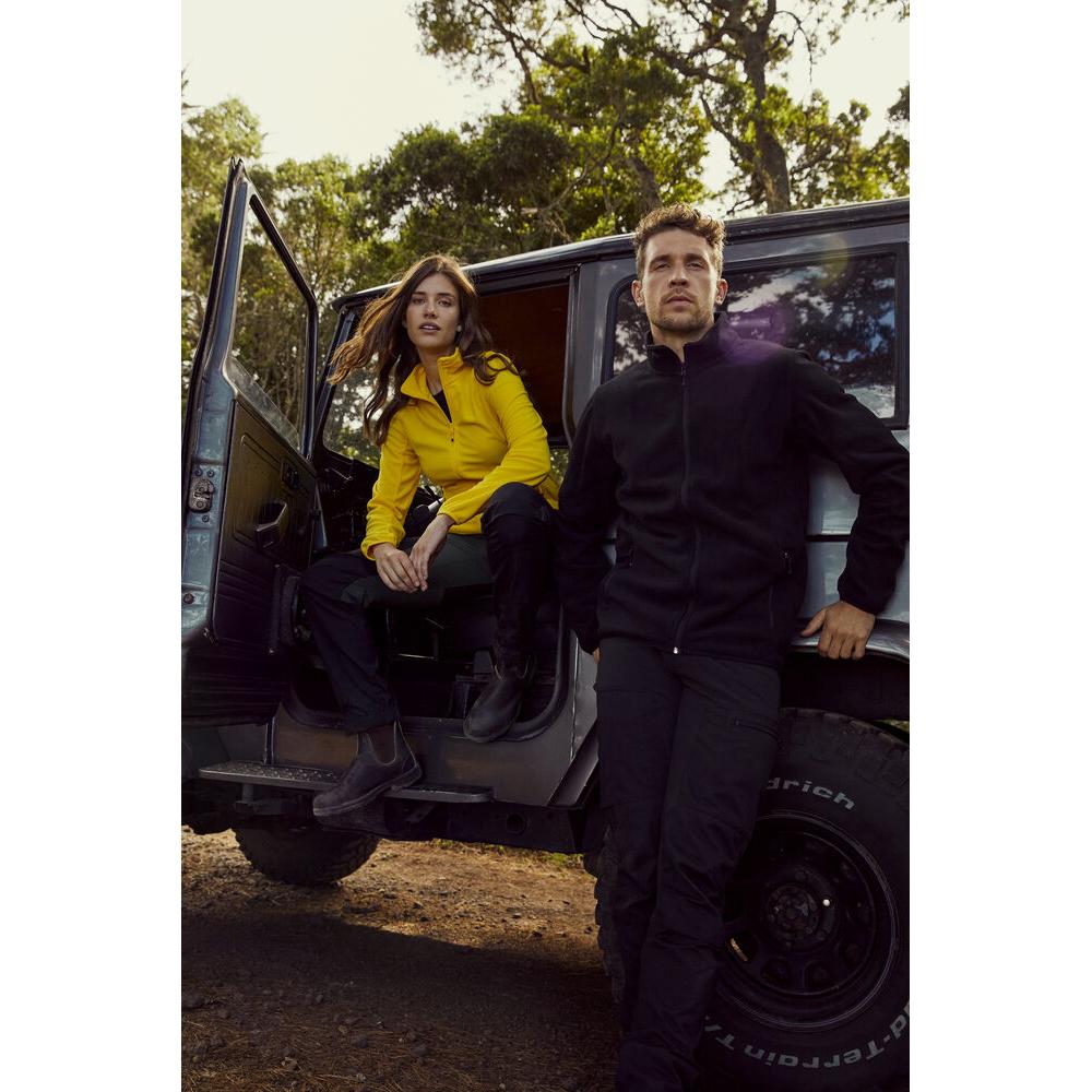 Basic Micro Fleece Jacket Women - Lemon - Image 5