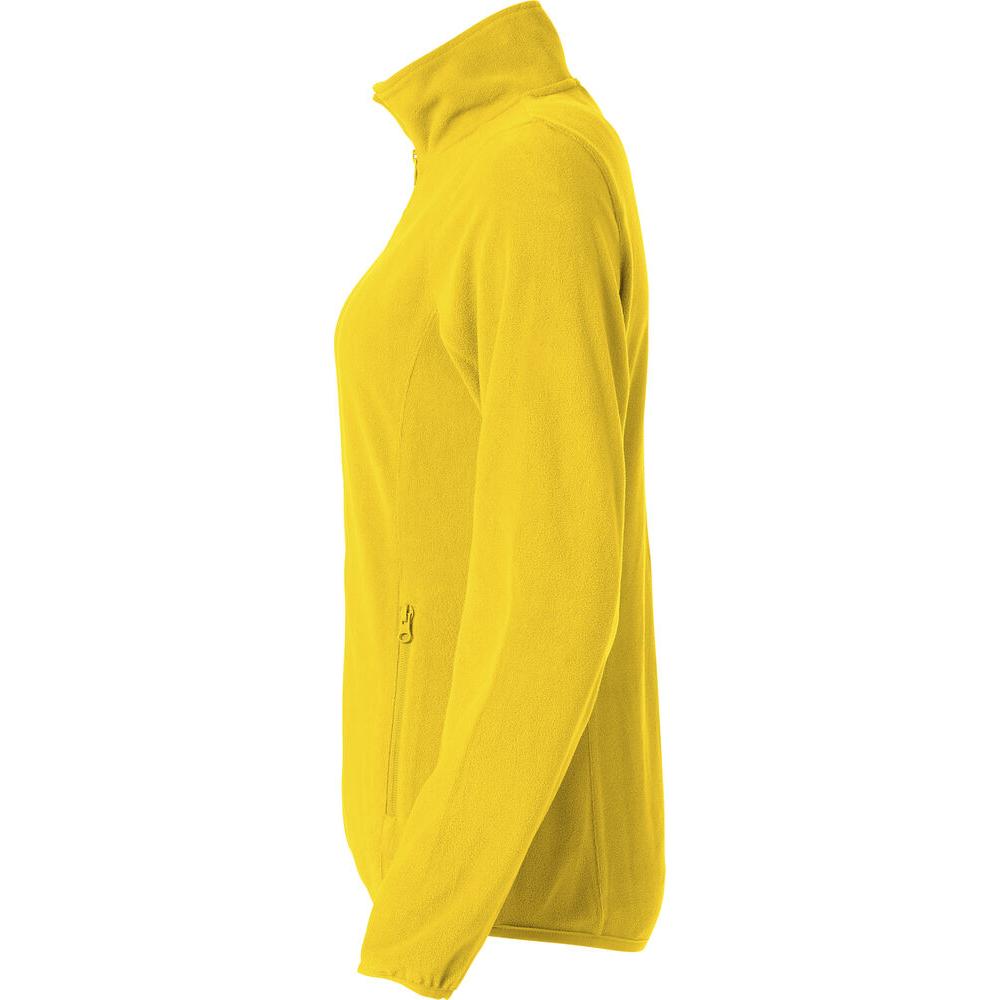 Basic Micro Fleece Jacket Women - Lemon - Image 3