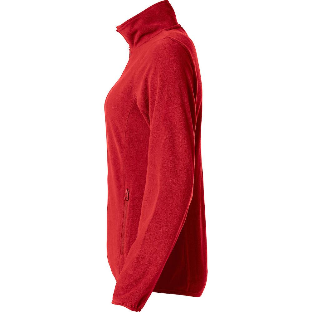 Basic Micro Fleece Jacket Women - Red - Image 3