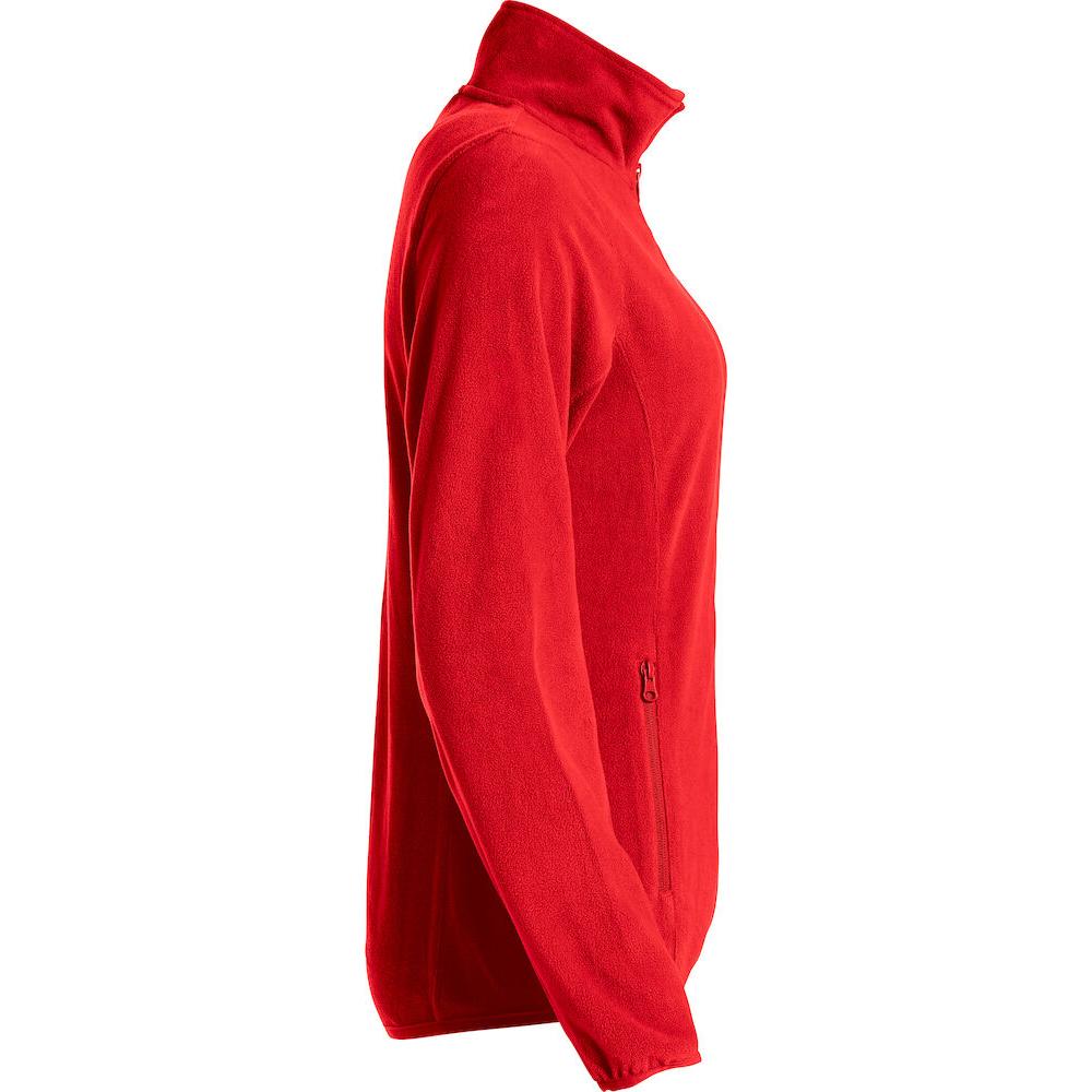 Basic Micro Fleece Jacket Women - Red - Image 4