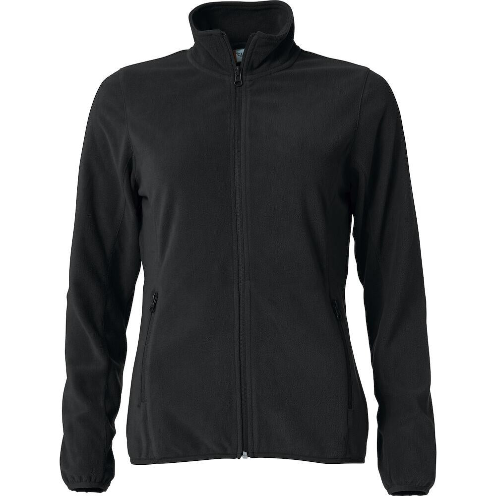 Basic Micro Fleece Jacket Women - Black - Image 1