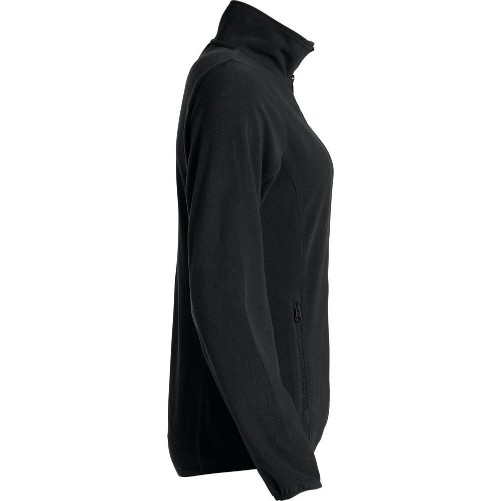 Basic Micro Fleece Jacket Women - Black - Image 4