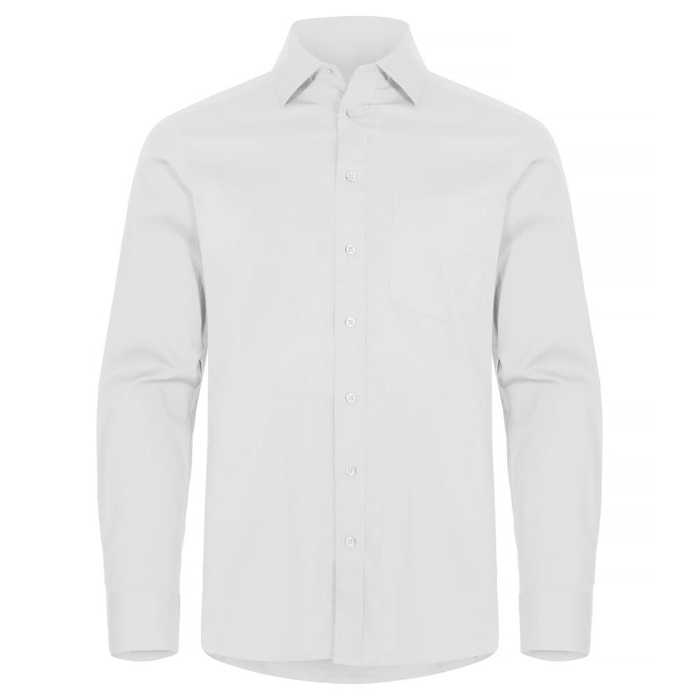 Stretch Shirt L/S - White - Image 1
