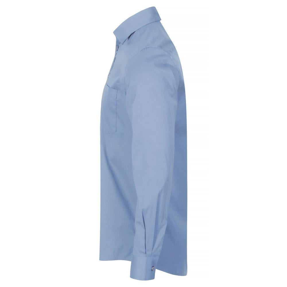 Stretch Shirt L/S - Light Blue - Image 3