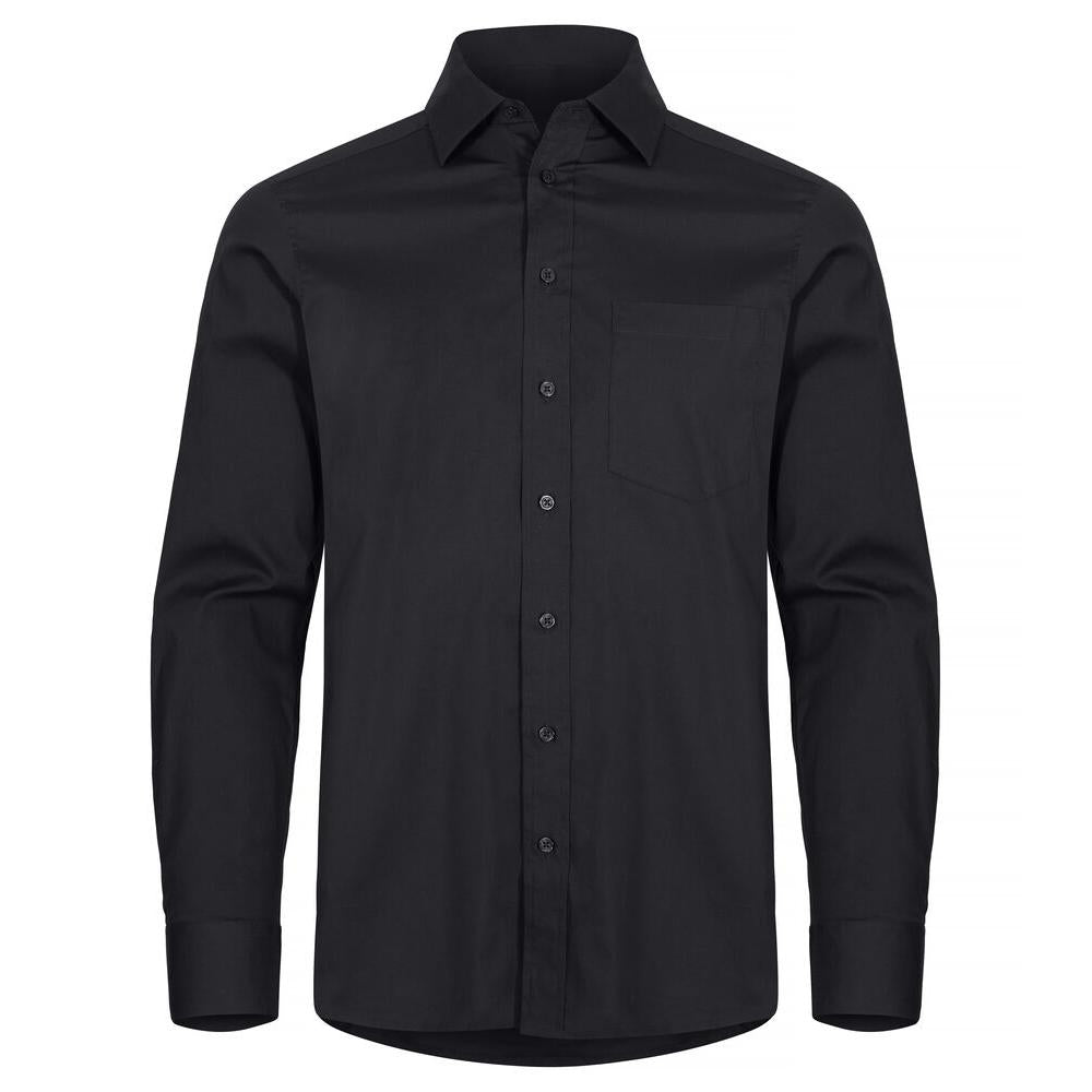 Stretch Shirt L/S - Black - Image 1