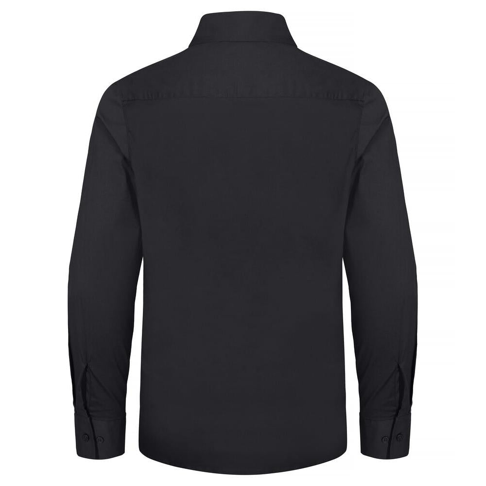 Stretch Shirt L/S - Black - Image 2