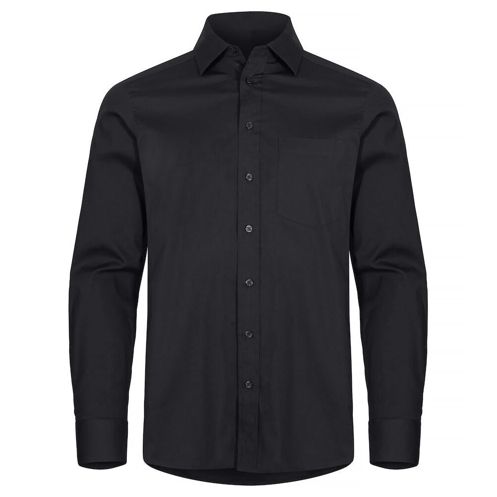 Stretch Shirt L/S - Black - Image 1