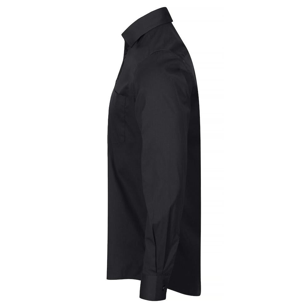 Stretch Shirt L/S - Black - Image 3