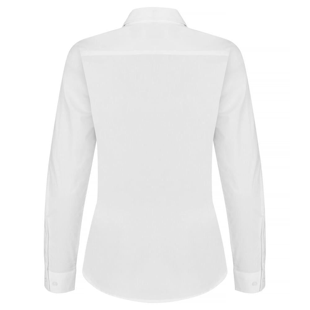 Stretch Shirt L/S Women - White - Image 2