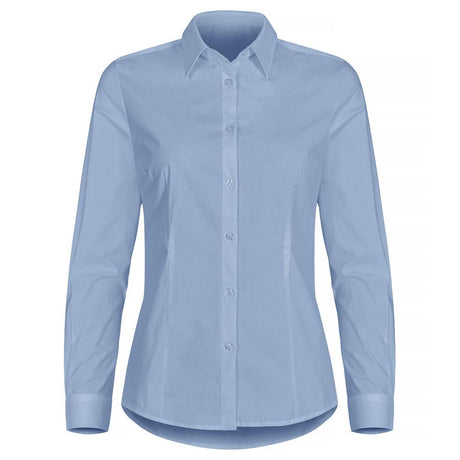 Stretch Shirt L/S Women - Light Blue - Image 1