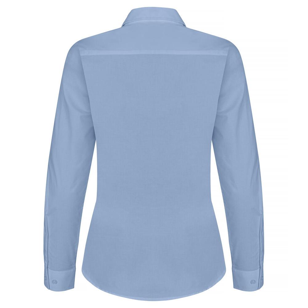 Stretch Shirt L/S Women - Light Blue - Image 2