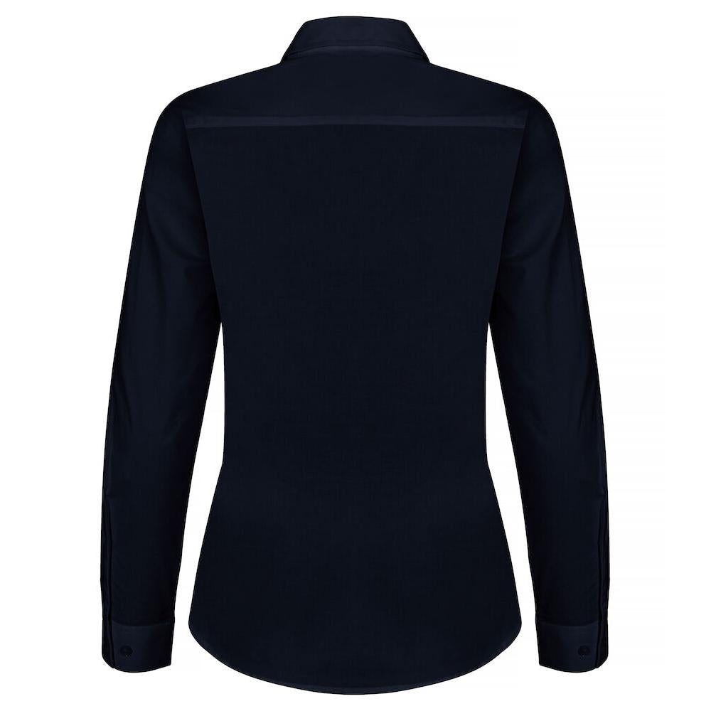 Stretch Shirt L/S Women - Dark Navy - Image 2