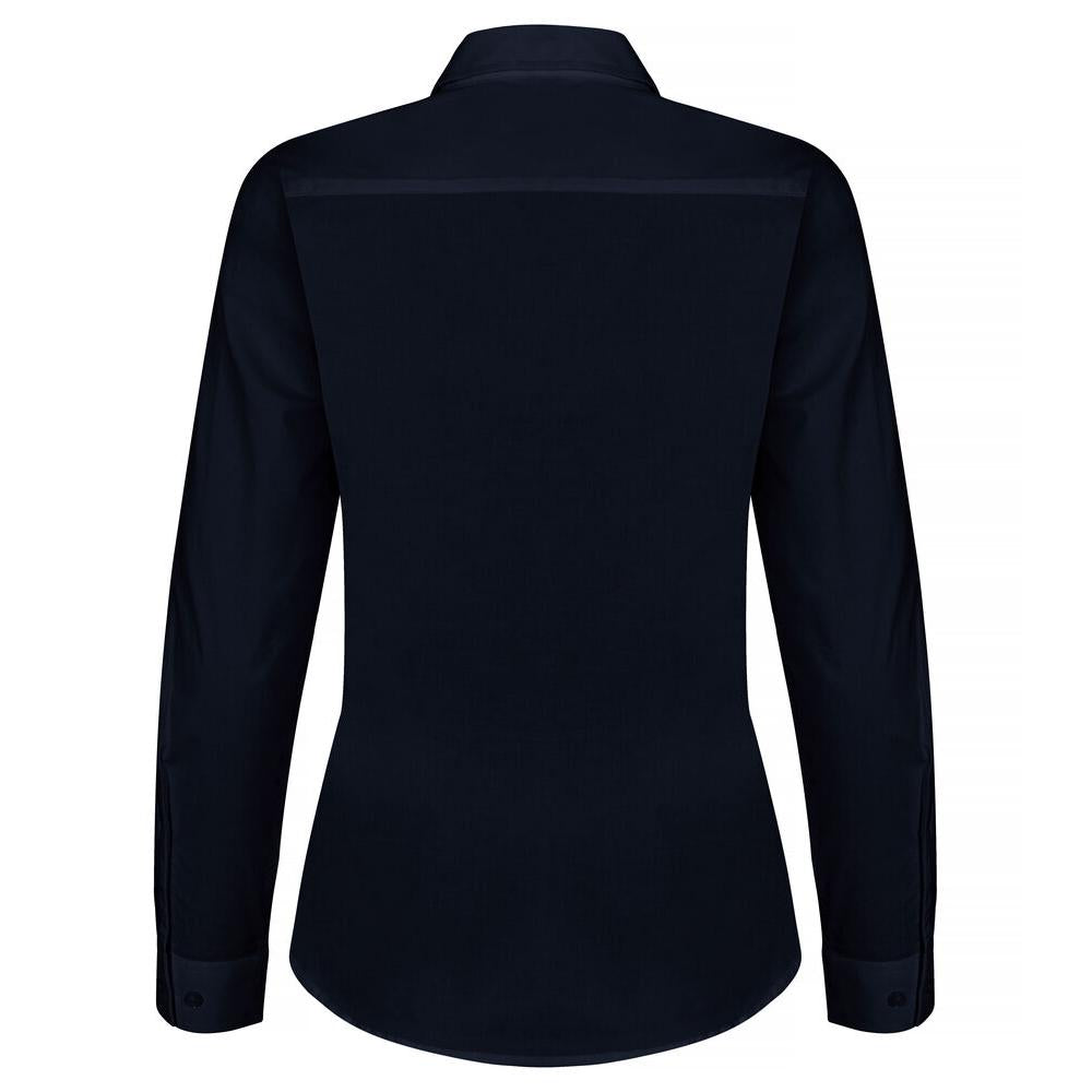 Stretch Shirt L/S Women - Dark Navy - Image 2