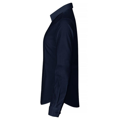 Stretch Shirt L/S Women - Dark Navy - Image 3