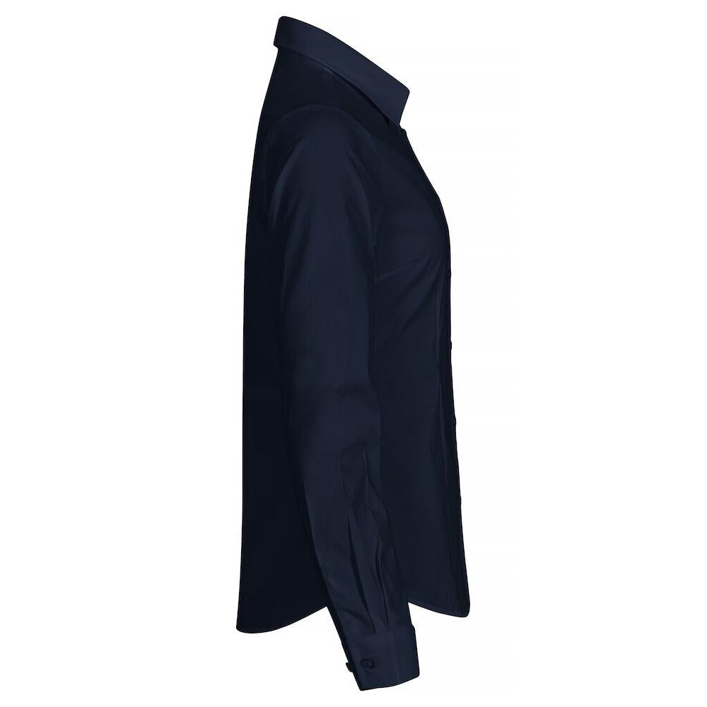 Stretch Shirt L/S Women - Dark Navy - Image 4