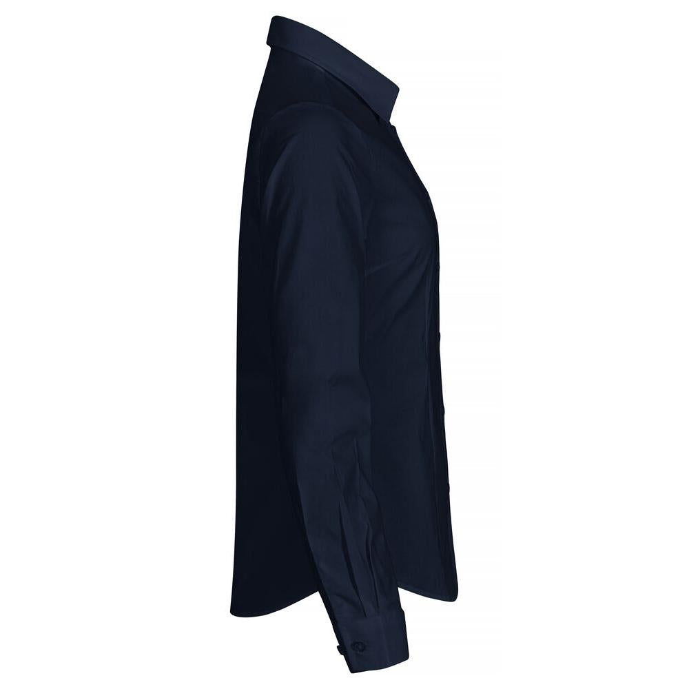 Stretch Shirt L/S Women - Dark Navy - Image 4