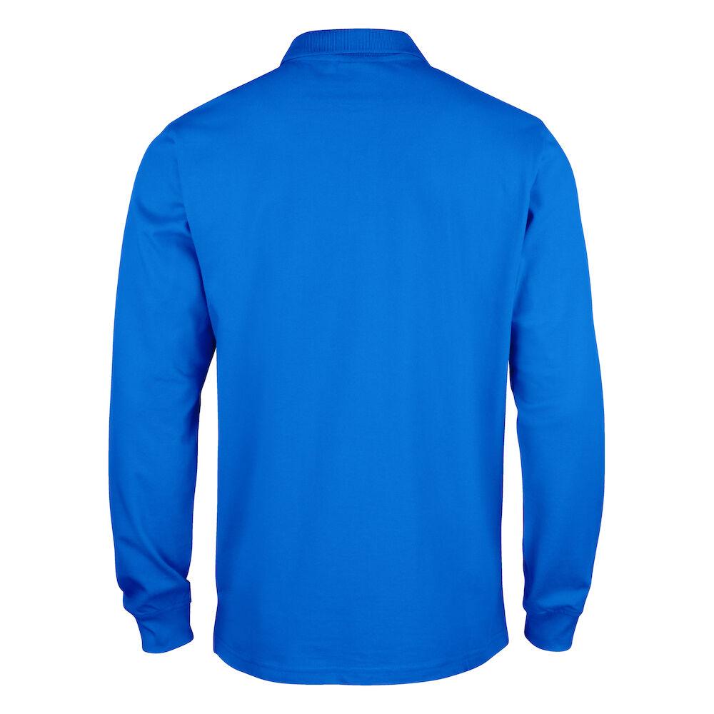 Basic Polo L/S Junior - Royal blue - Image 1
