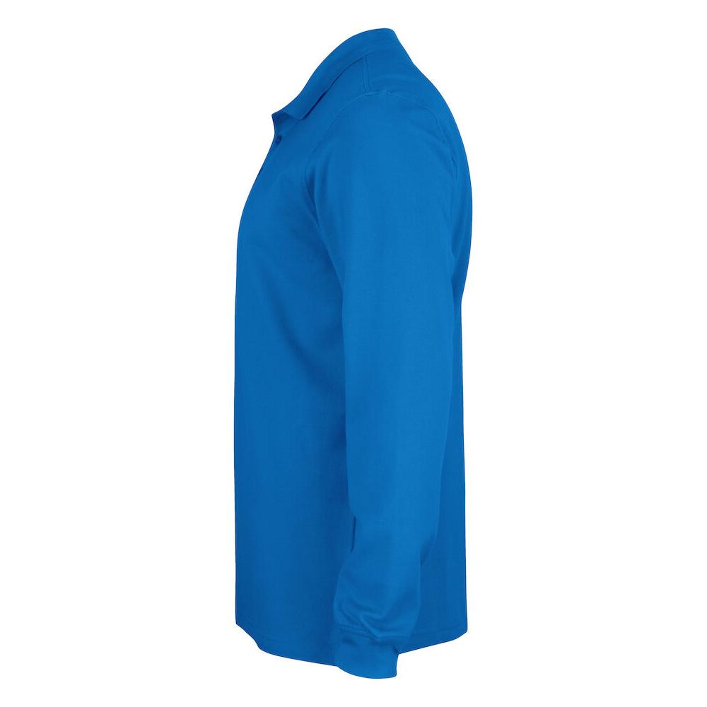 Basic Polo L/S Junior - Royal blue - Image 2