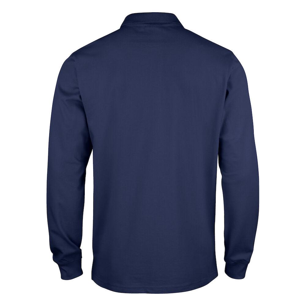 Basic Polo L/S Junior - Dark navy - Image 2