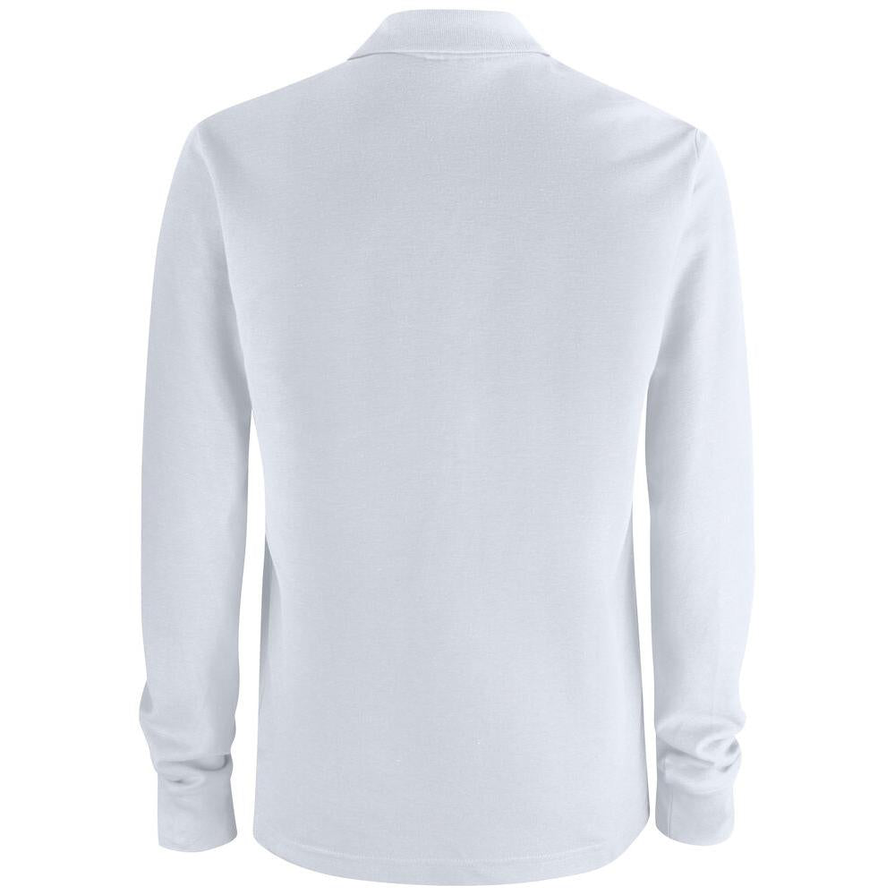 Basic Polo Pocket L/S - White - Image 2