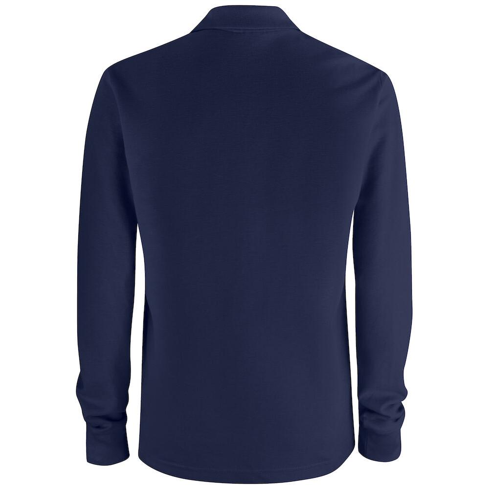 Basic Polo Pocket L/S - Dark navy - Image 2