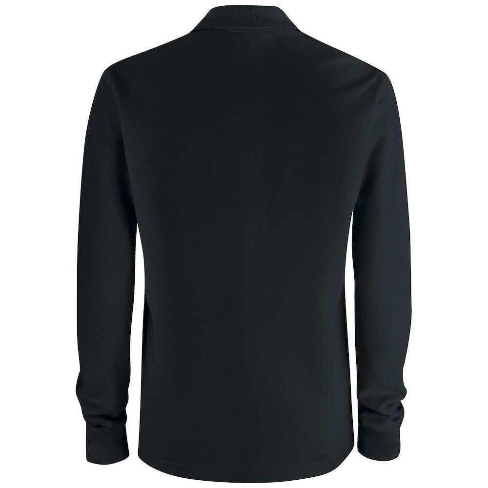 Basic Polo Pocket L/S - Black - Image 2