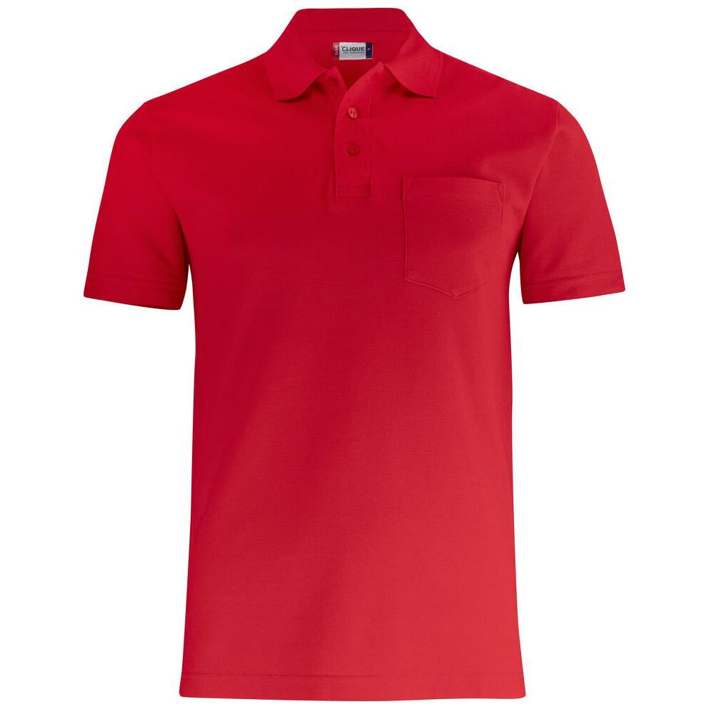 Basic Polo Pocket - Red - Image 1
