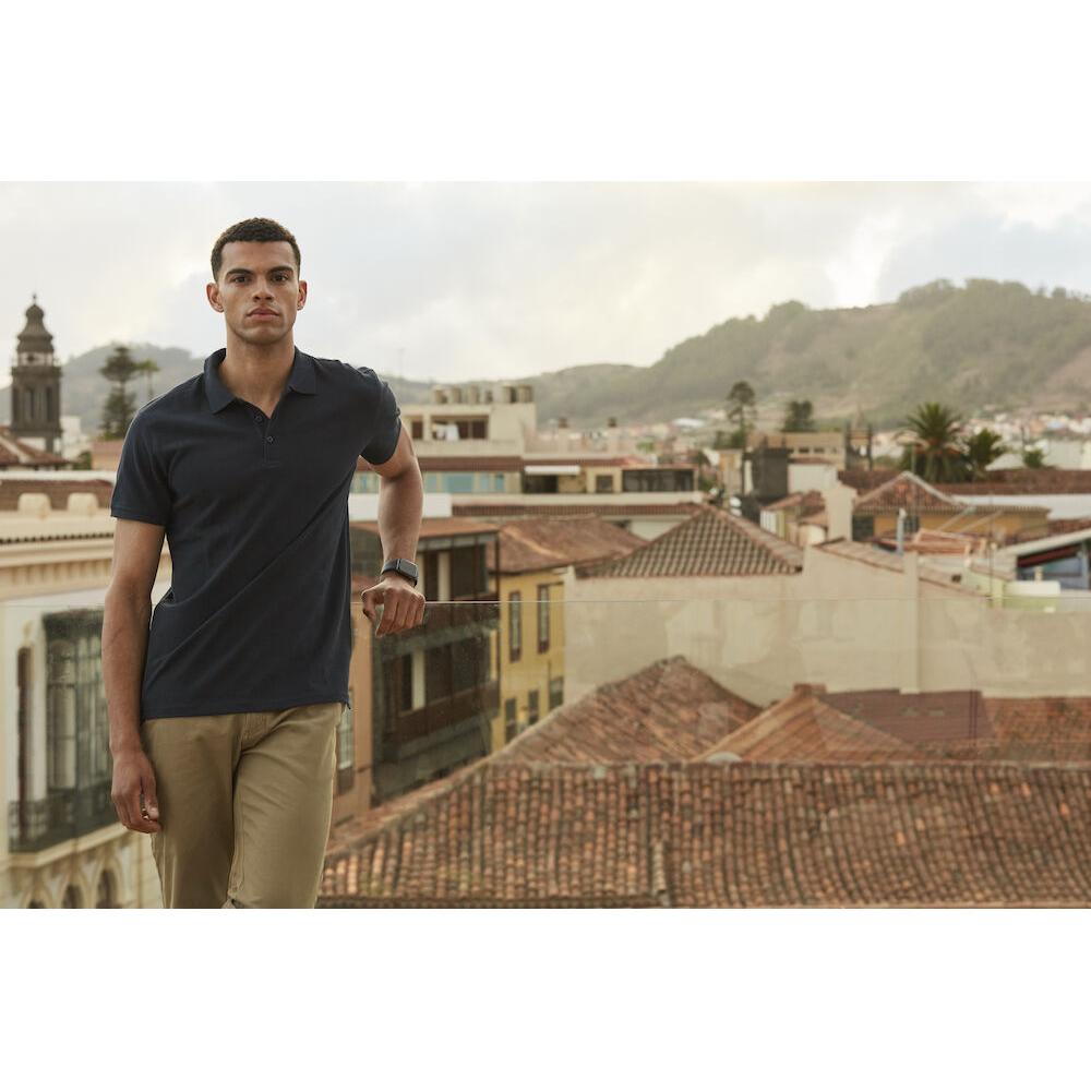 Heavy Premium Polo - Black - Image 5