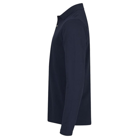 Stretch Premium Polo L/S - Navy - Image 3