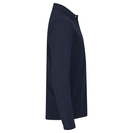 Stretch Premium Polo L/S - Navy - Image 4