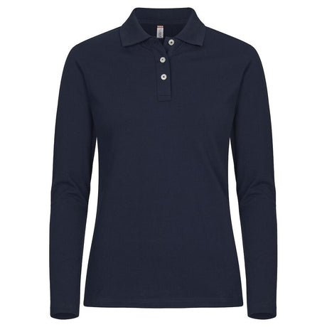 Stretch Premium Polo L/S Women - Navy - Image 1