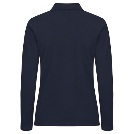 Stretch Premium Polo L/S Women - Navy - Image 2