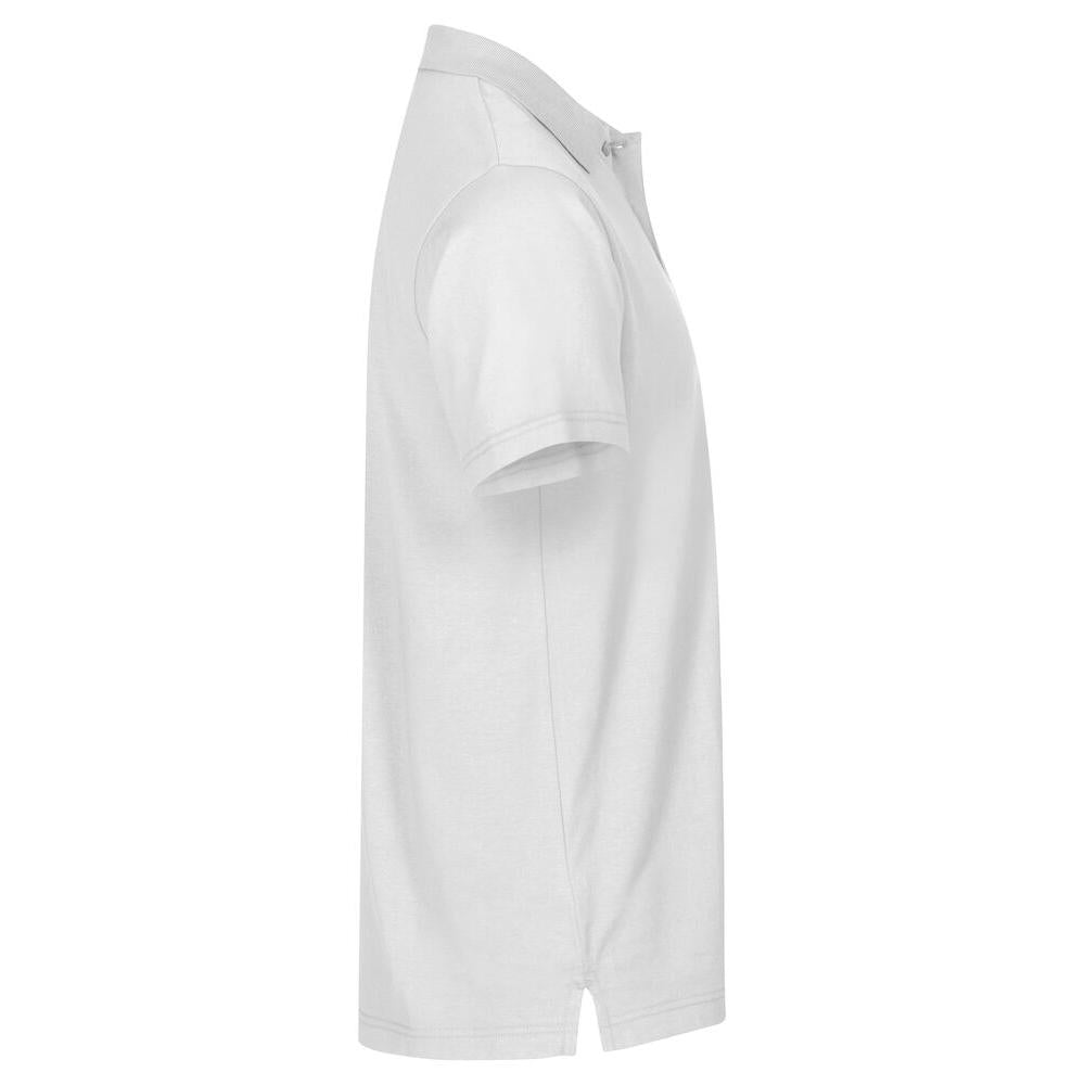 Single Jersey Polo - White - Image 4