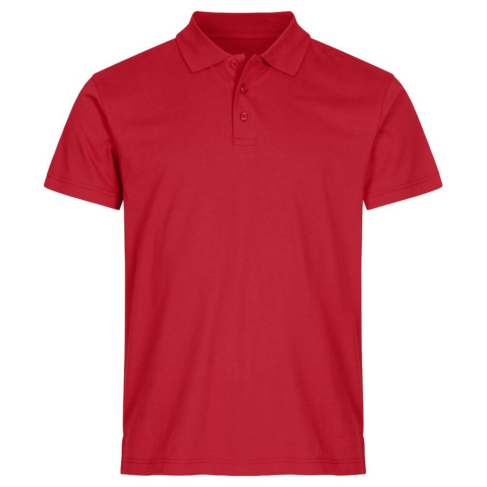 Single Jersey Polo - Red - Image 1