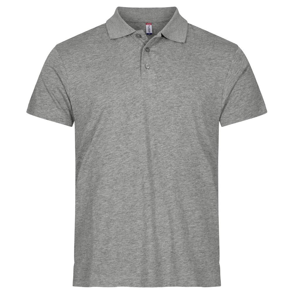 Single Jersey Polo - Grey Melange - Image 1