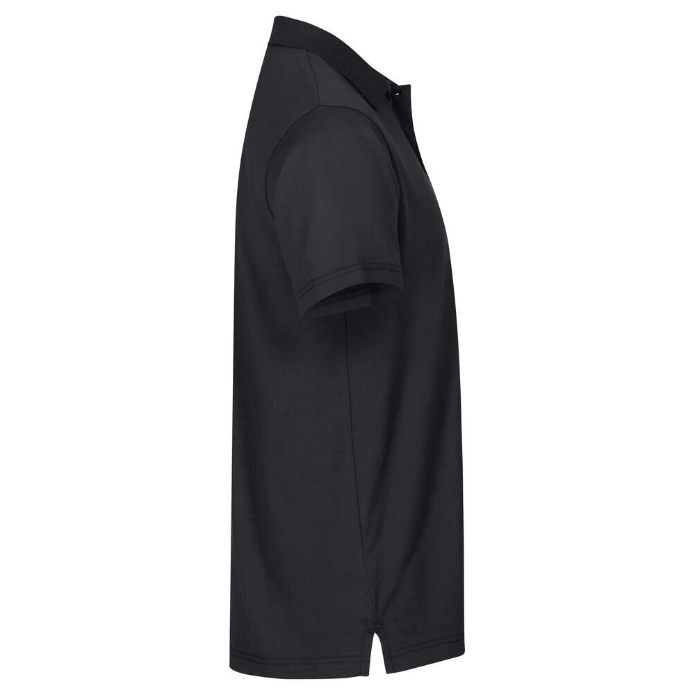 Single Jersey Polo - Black - Image 4
