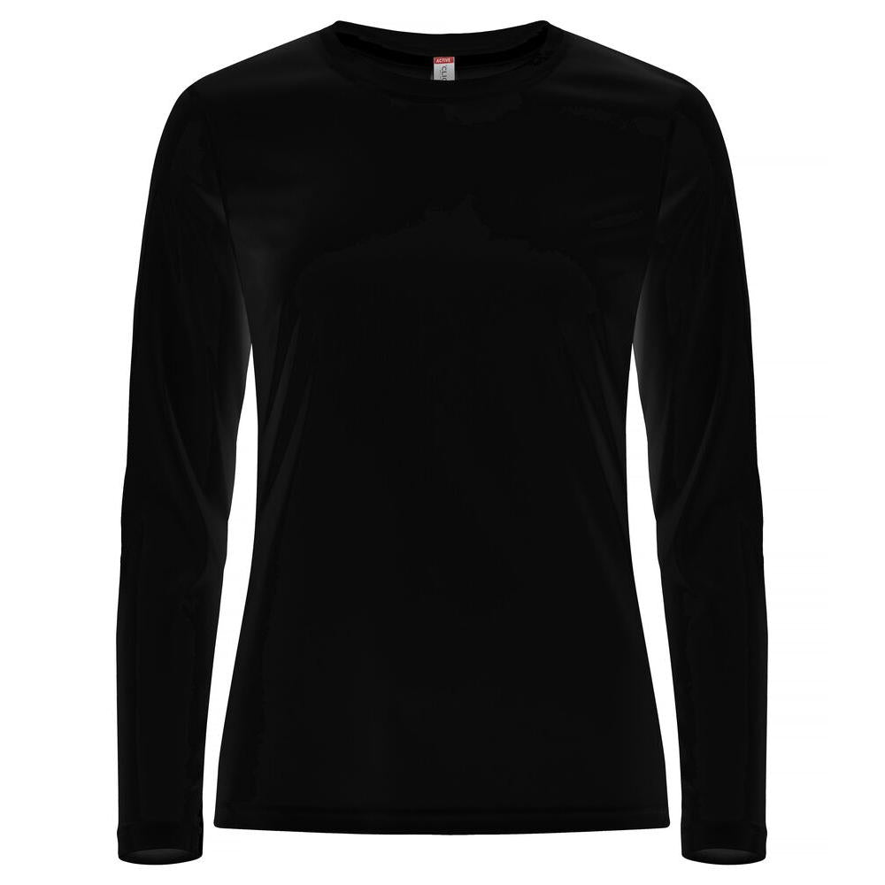 Basic Active-T L/S Women - Black - Image 1