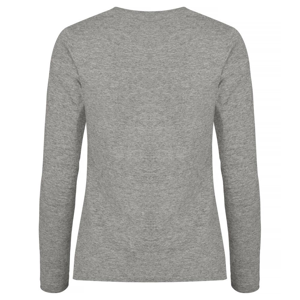 Premium Fashion-T L/S Women - Grey Melange - Image 2