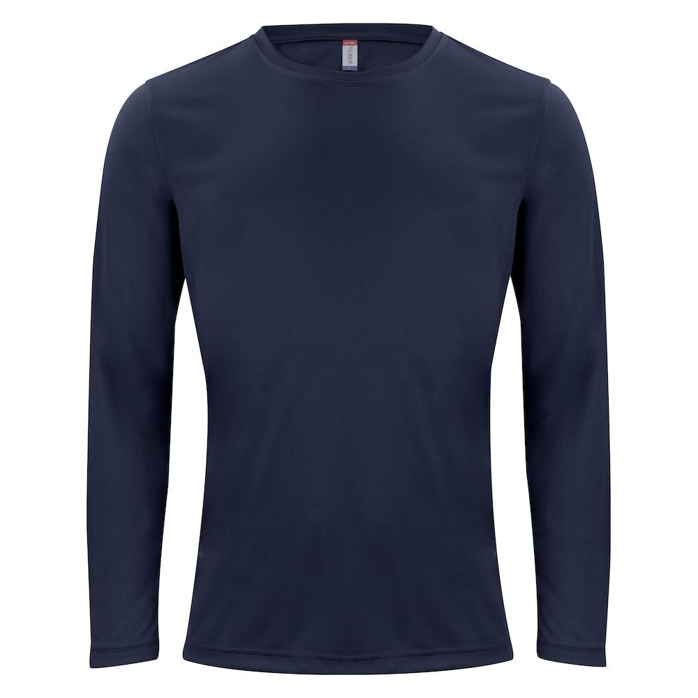 Basic Active Longsleeve - Mörk Marin - Image 1