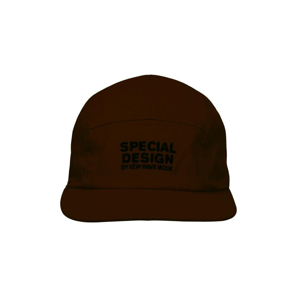 Five panel cap - Brown - Image 1