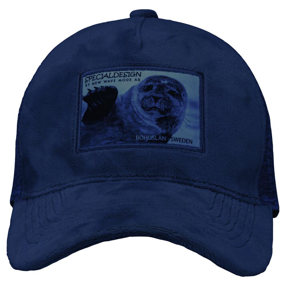 Trucker Velvet - Navy - Image 1