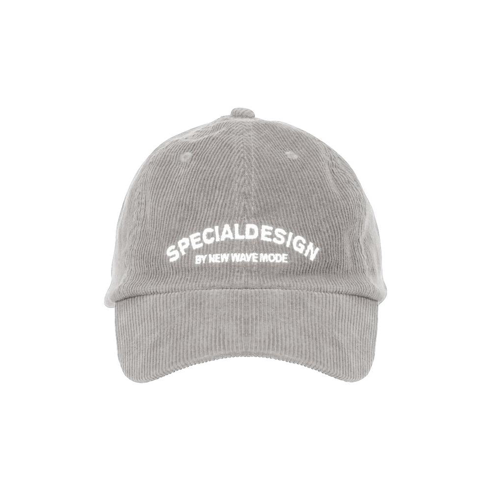 Thin cord Cap - Light Grey - Image 1
