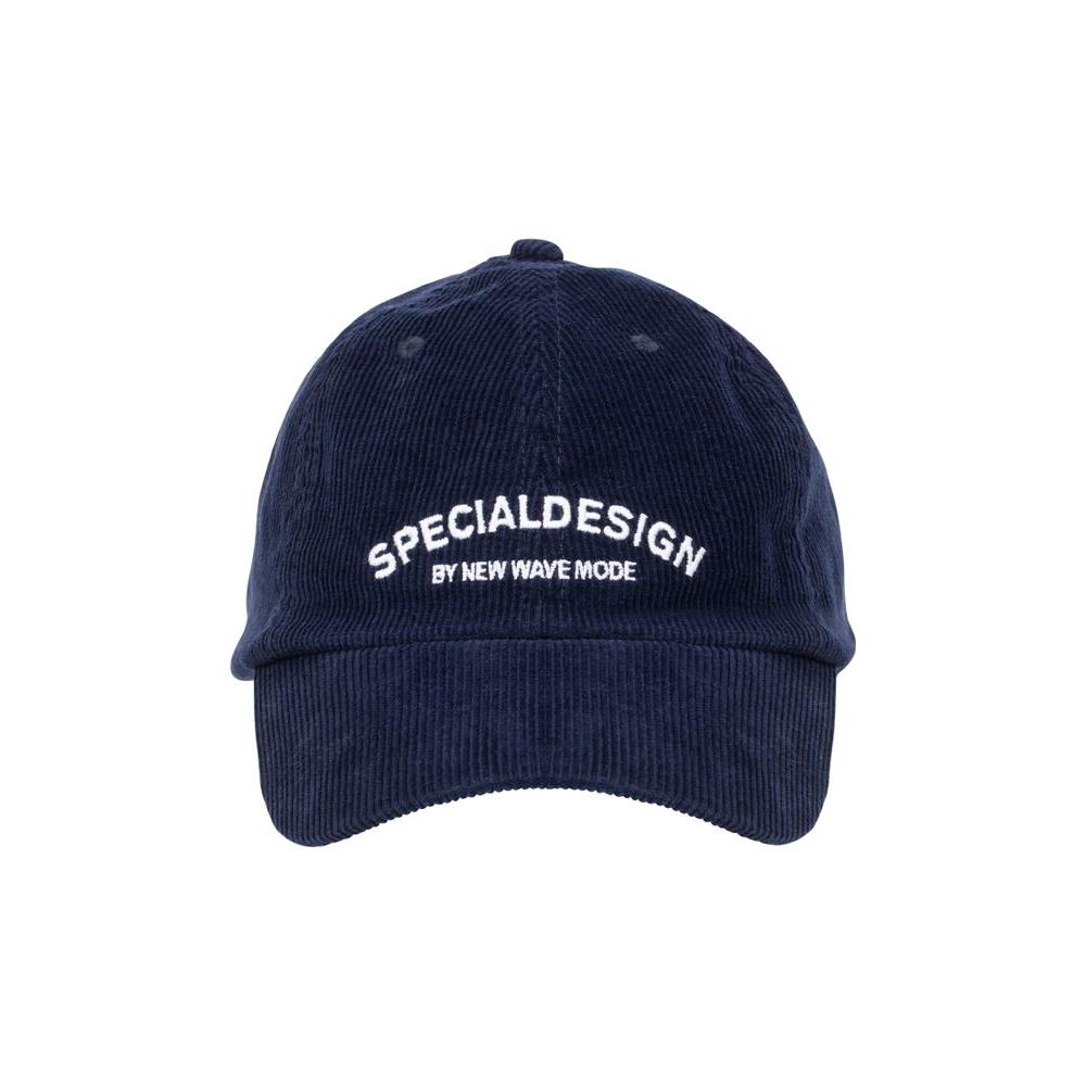 Thin cord Cap - Navy - Image 1