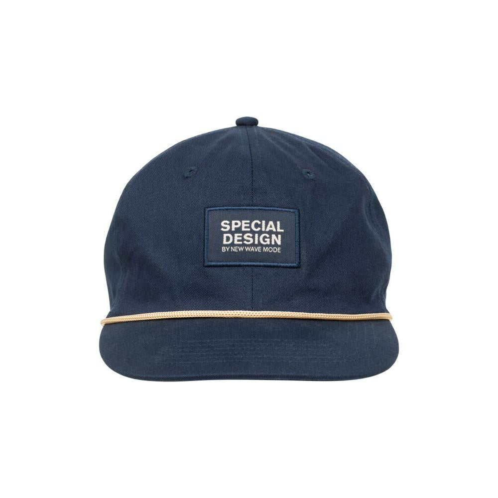 Flat dad cap - Navy - Image 1