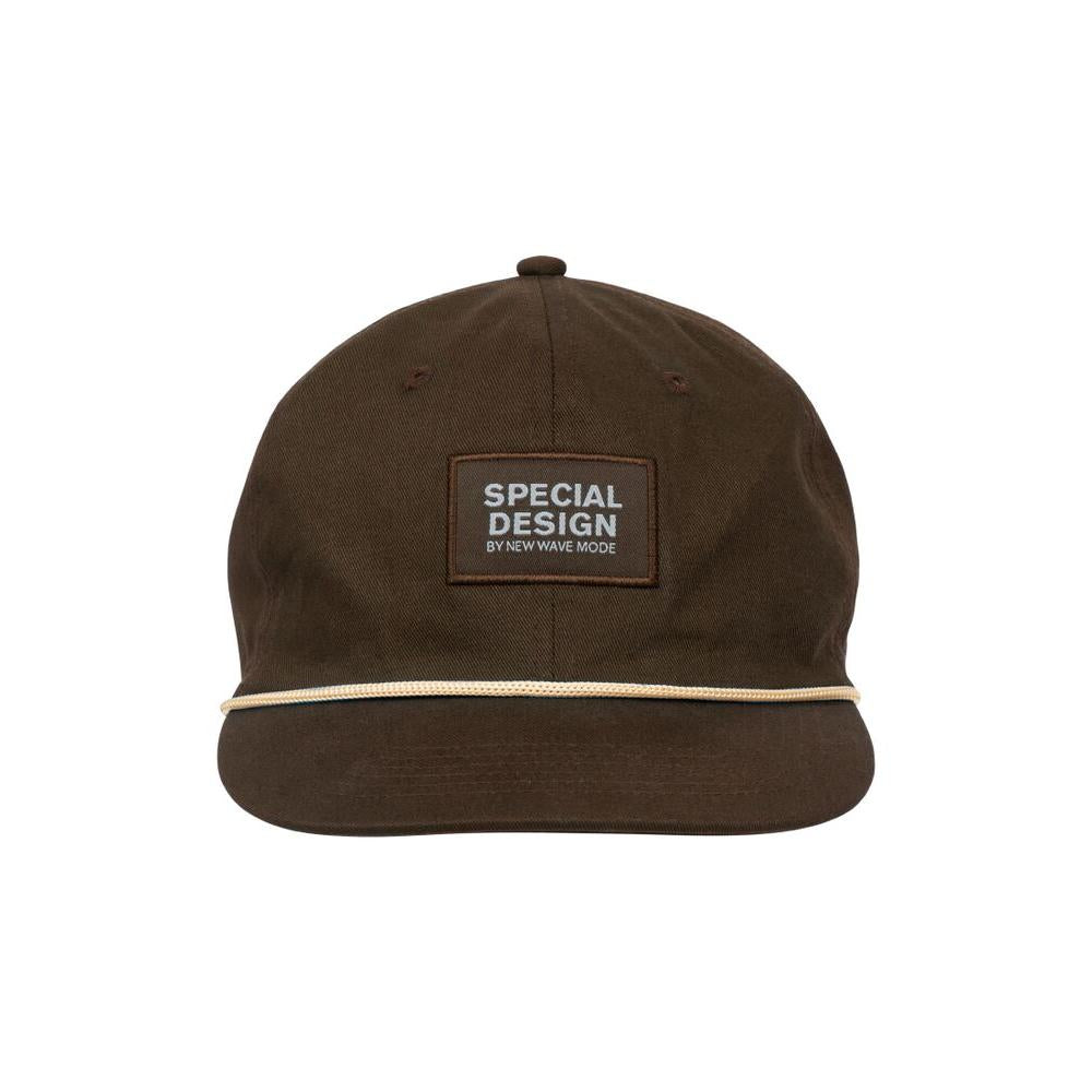 Flat dad cap - Brown - Image 1