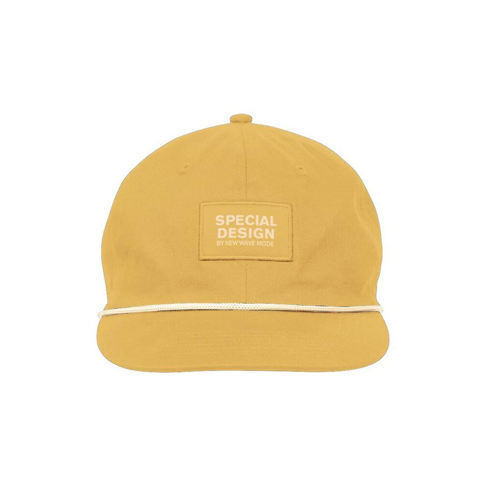 Flat dad cap - Yellow - Image 1