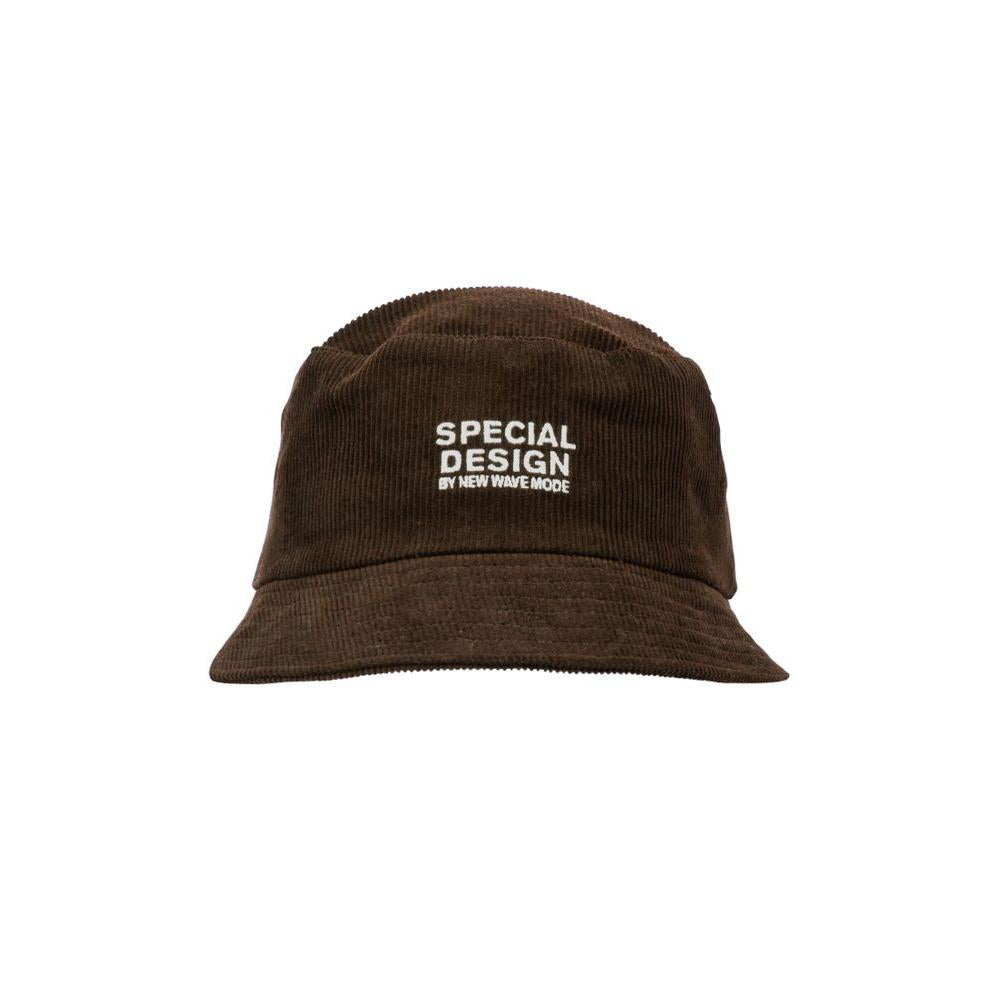 Thin cord bucket hat - Brown - Image 1
