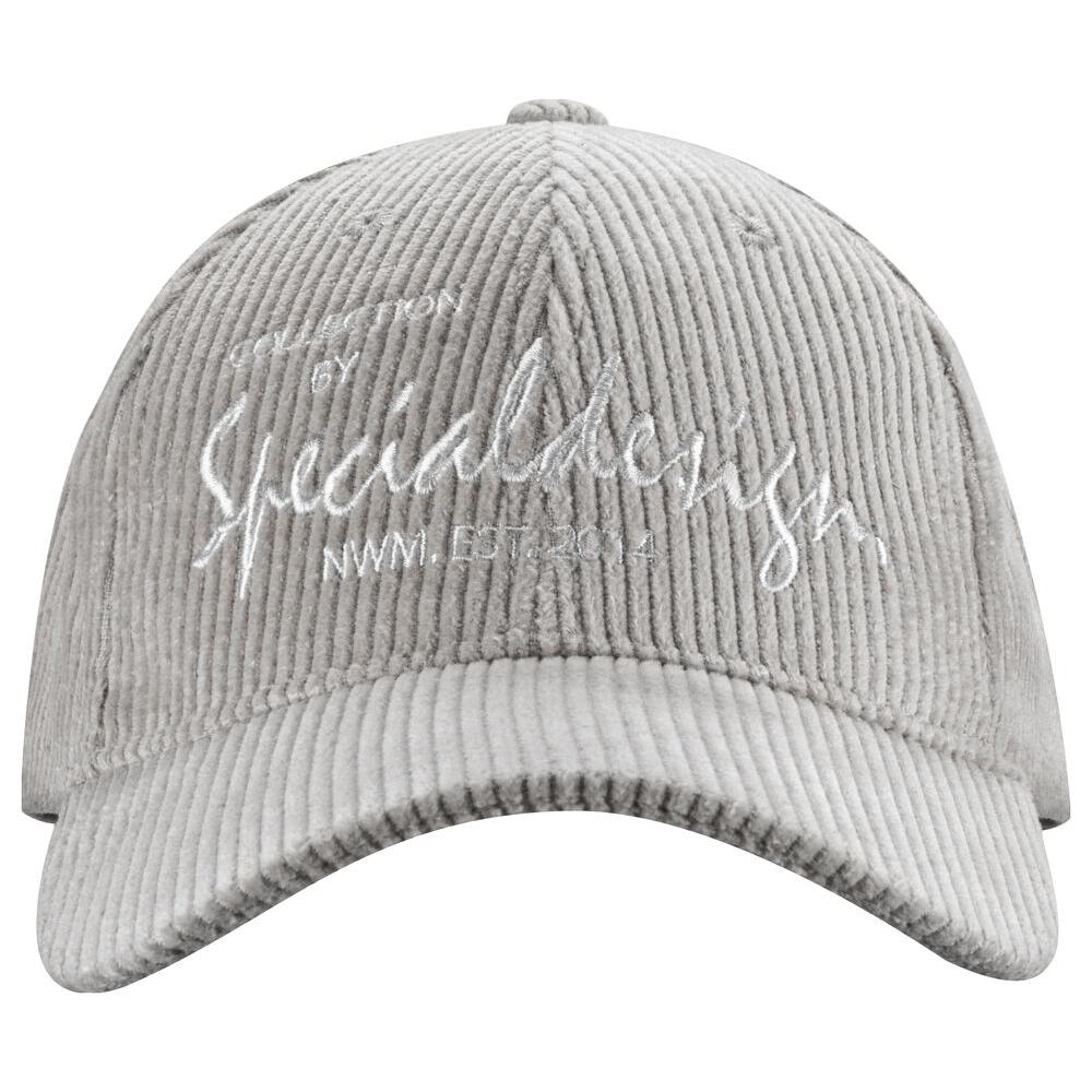 Corduroy cap - Light grey - Image 1