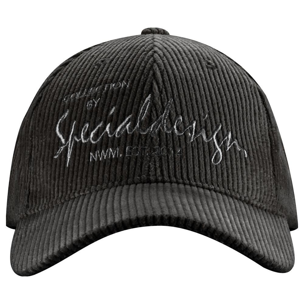 Corduroy cap - Dark grey - Image 1