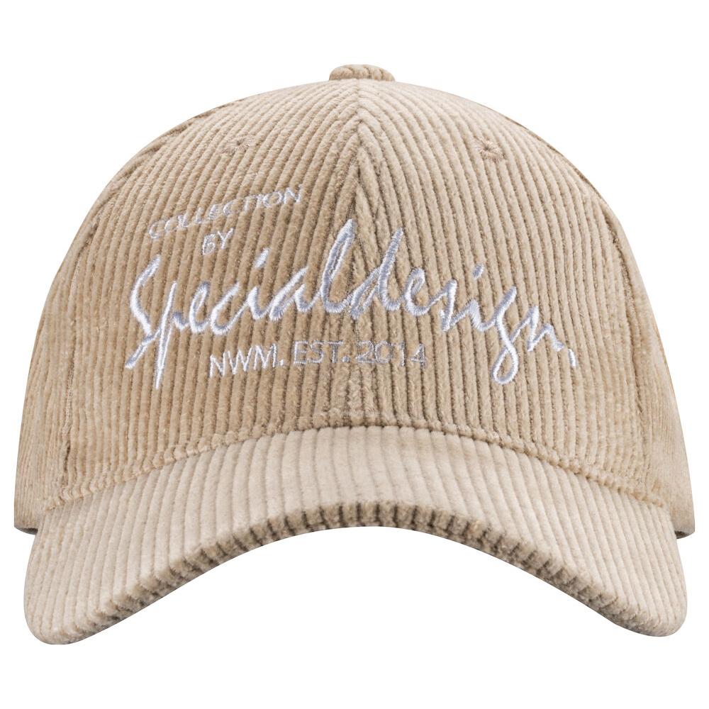 Corduroy cap - Khaki - Image 1